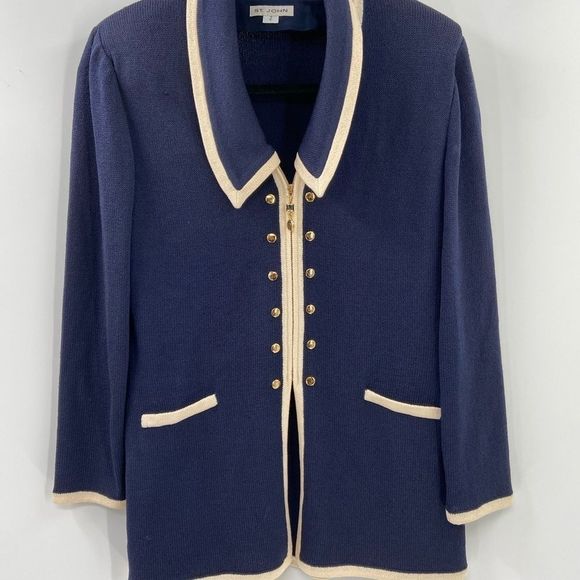 St. John Knit Jacket Sz 2 - Picture 4 of 6